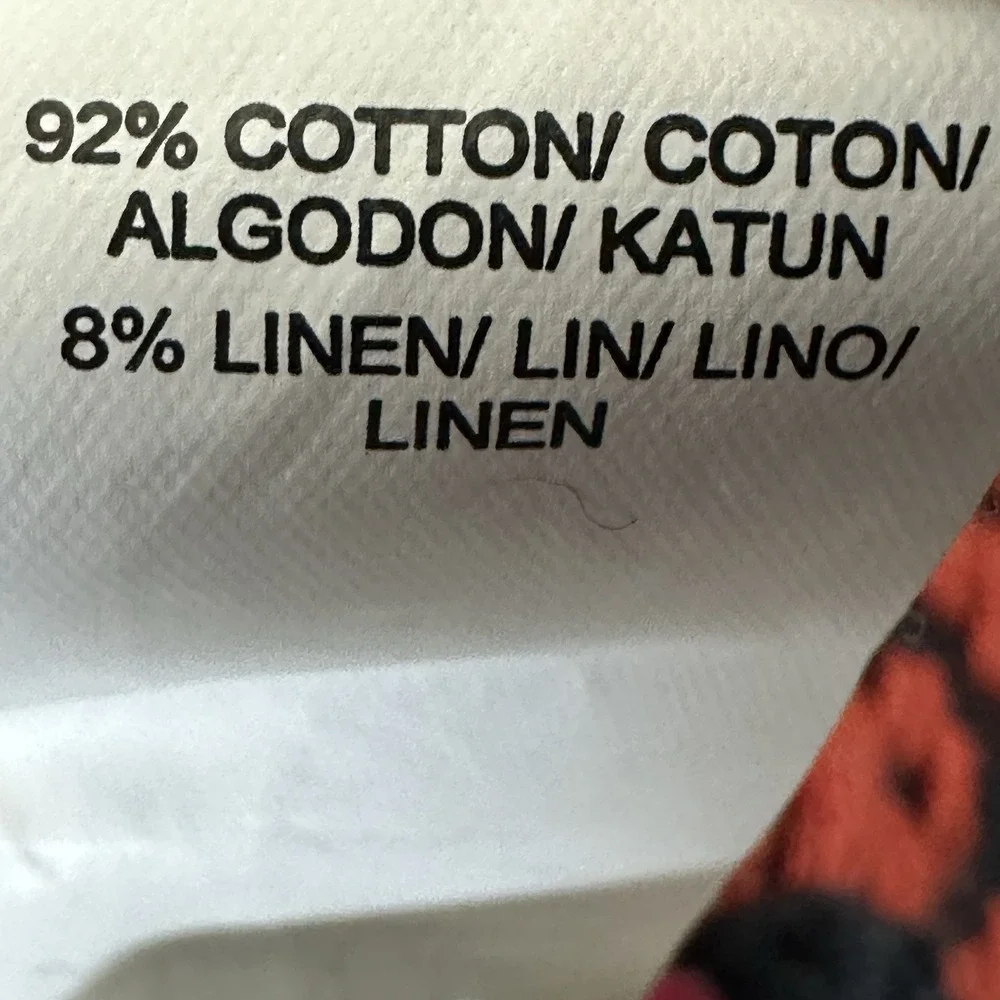 Lucky Brand Women's XS Aztec Print Long‎ Sweater Cotton Linen Blend Bohemian